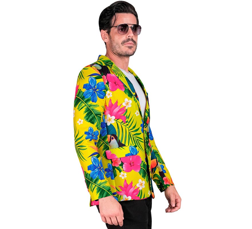 Translation missing: it.Chaqueta Fiesta Tropical amarillo para hombre