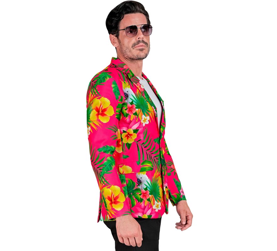 Translation missing: it.Chaqueta Fiesta Tropical fucsia para hombre