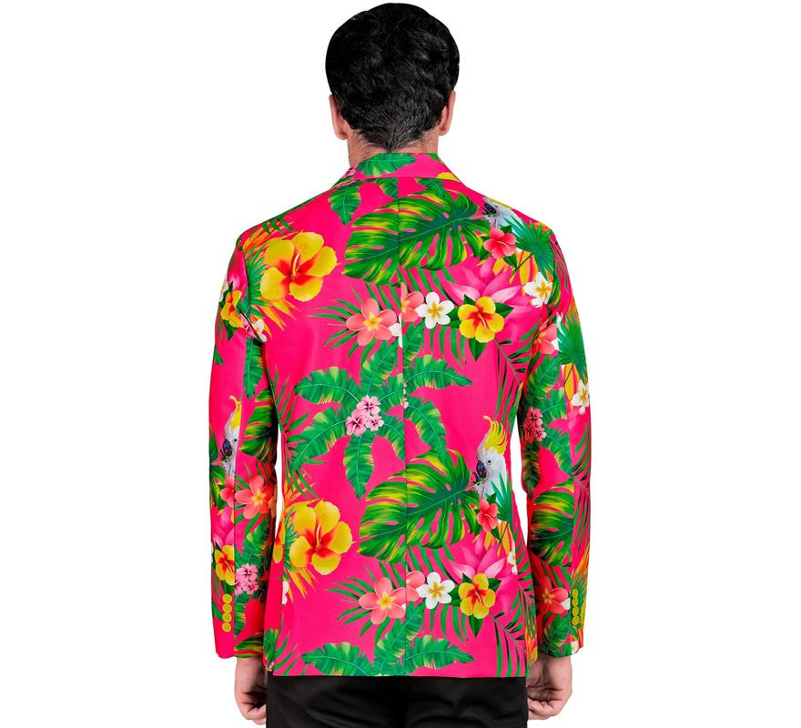 Translation missing: es.Chaqueta Fiesta Tropical fucsia para hombre