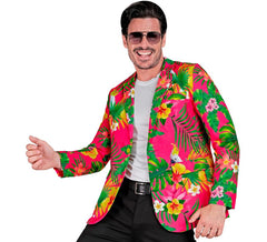 Giacca da festa tropicale fucsia da uomo