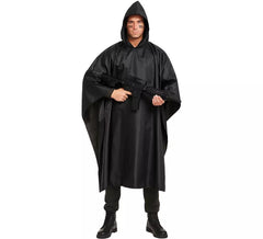 Costume o impermeabile nero per uomo