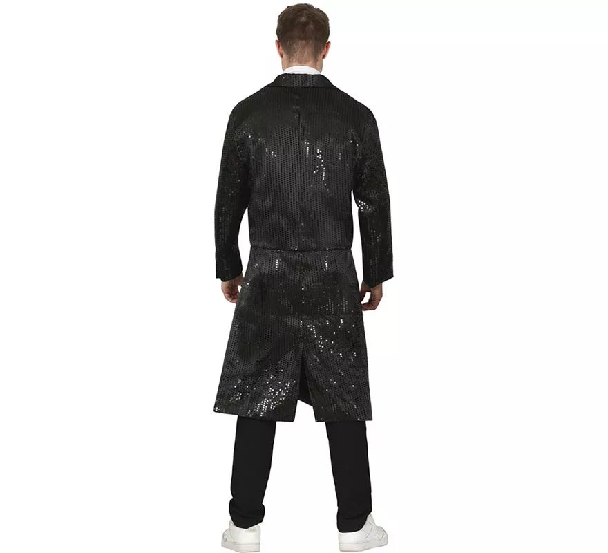 Translation missing: it.Disfraz o Frac con lentejuelas negro para hombre