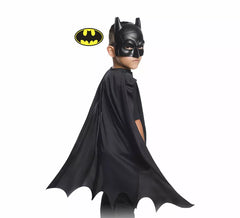 Costume o kit di Batman per bambini: mantello e maschera