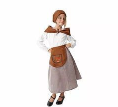 Costume o kit da castagno autunnale per ragazza