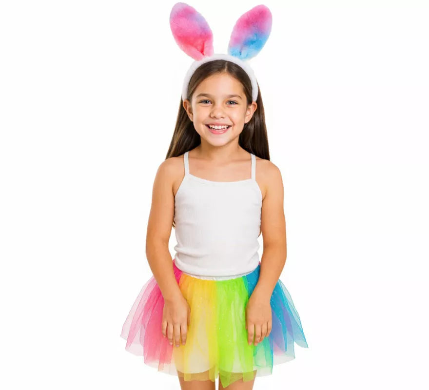 Translation missing: it.Disfraz o Kit de Conejo multicolor para niña