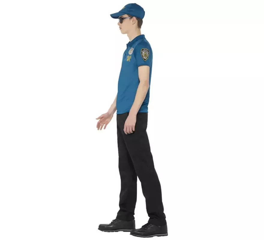 Translation missing: es.Disfraz o Kit de Policía para hombre: Camiseta, Gorra y gafas