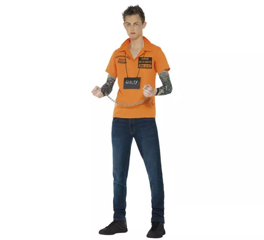 Translation missing: it.Disfraz o Kit de Prisionero sin pantalones para hombre