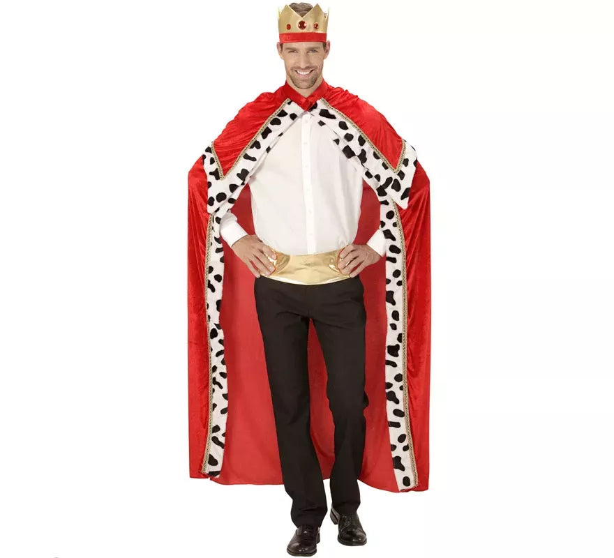 Translation missing: it.Disfraz o Kit de Rey Mago Gaspar o Medieval para hombre: Capa y Corona