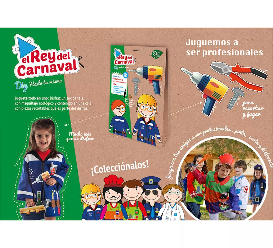 Translation missing: es.Disfraz o Kit DIY Hazlo tú mismo de Mecánico para niños