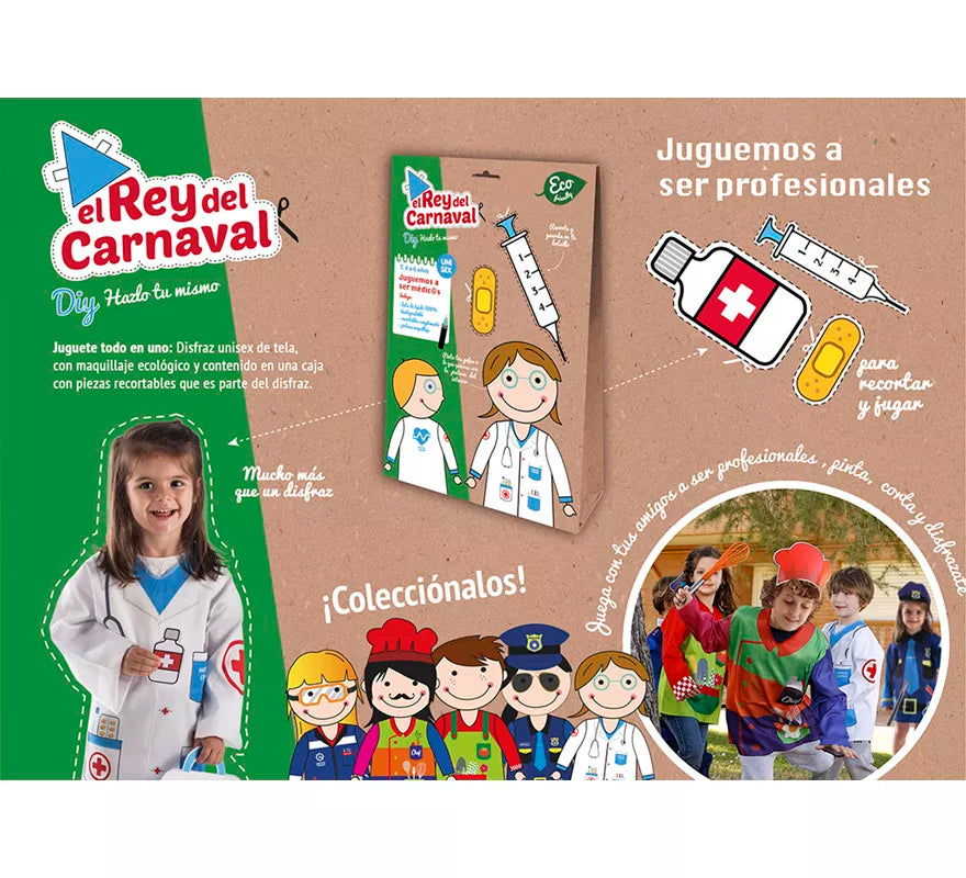 Translation missing: it.Disfraz o Kit DIY Hazlo tú mismo de Médico para niños