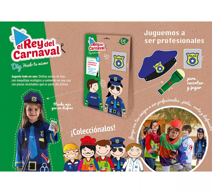 Translation missing: it.Disfraz o Kit DIY Hazlo tú mismo de Policía para niños