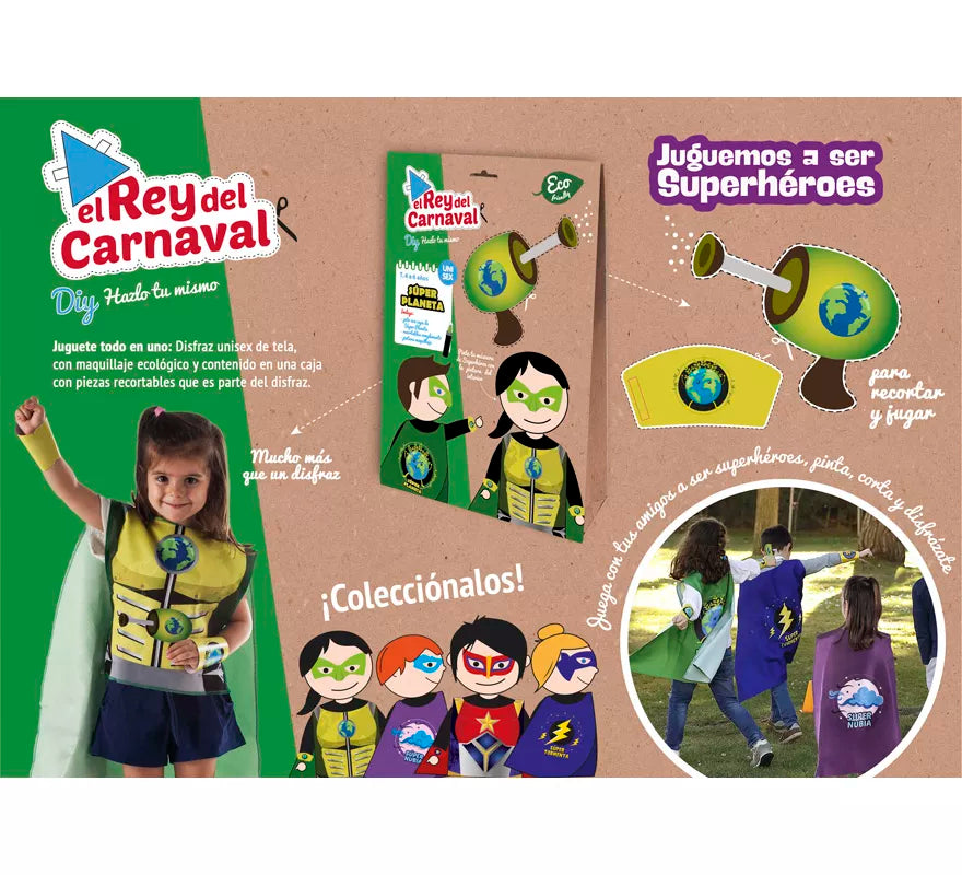 Translation missing: it.Disfraz o Kit DIY Hazlo tú mismo de Super Planeta para niños