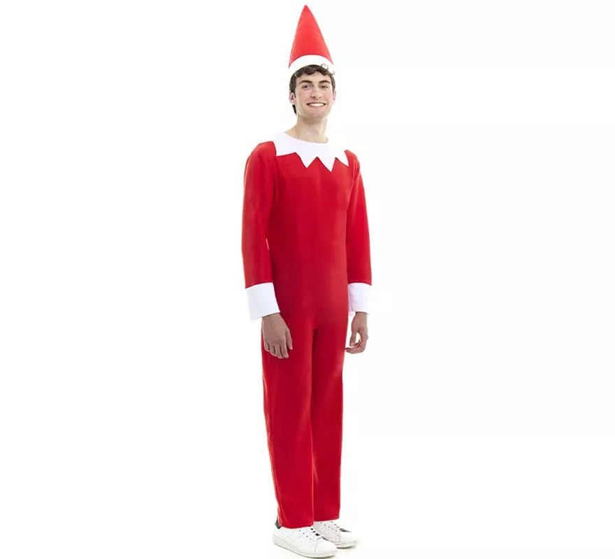Translation missing: es.Disfraz o Maillot de Elfo travieso de la Navidad con gorro para adulto