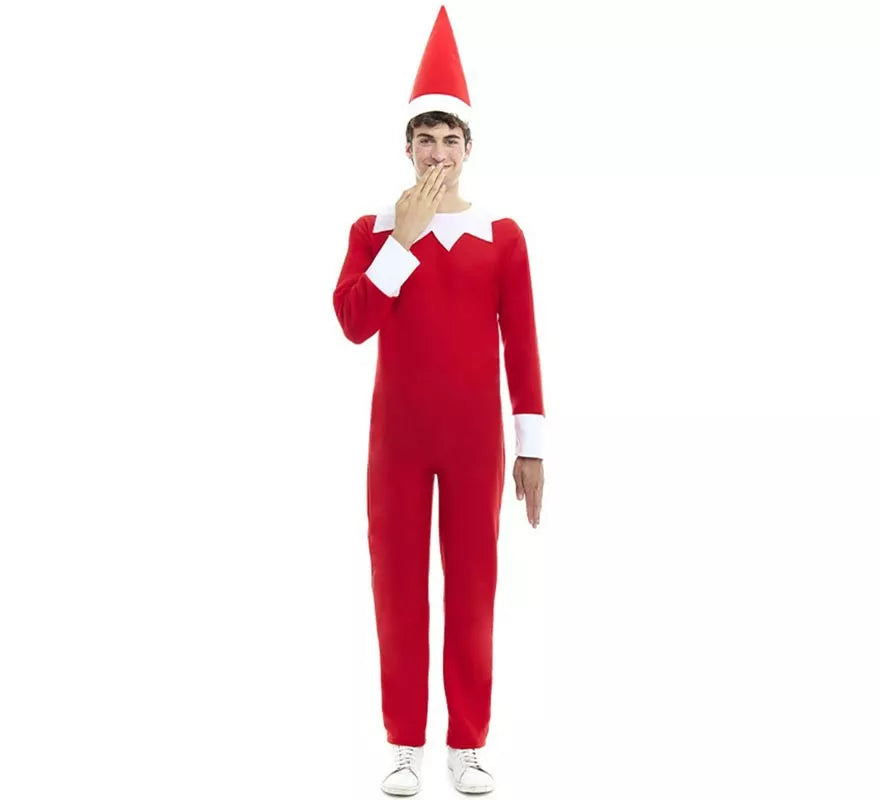 Translation missing: it.Disfraz o Maillot de Elfo travieso de la Navidad con gorro para adulto