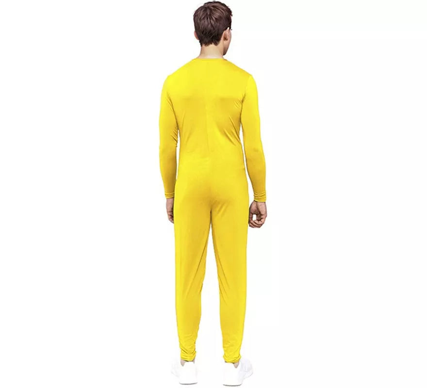 Translation missing: it.Disfraz o Mono amarillo cierre frontal para adulto