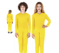 Disfraz o Mono amarillo manga larga para niños