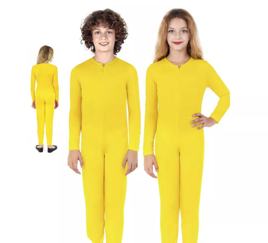 Translation missing: it.Disfraz o Mono amarillo manga larga para niños