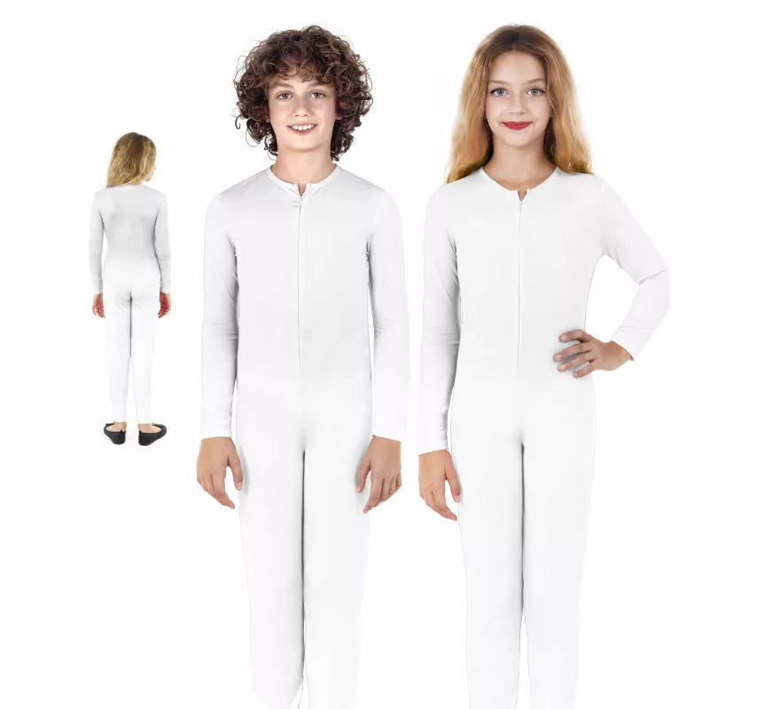 Translation missing: es.Disfraz o Mono blanco manga larga para niños