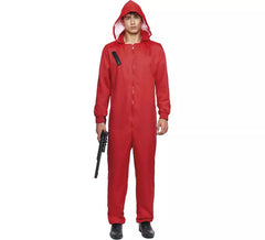 Costume da lavoratore rosso o tuta da uomo