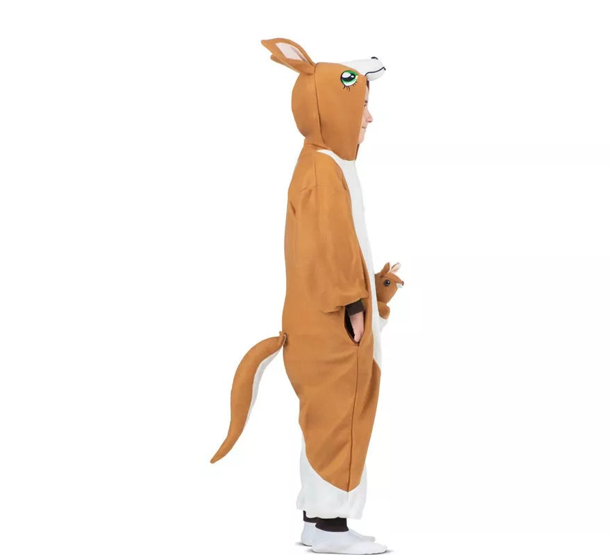 Translation missing: it.Disfraz o Pijama de Canguro con capucha y peluche para niños