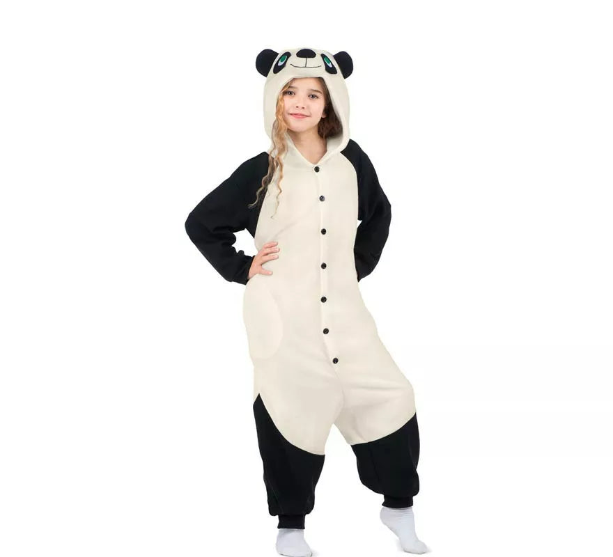 Translation missing: it.Disfraz o Pijama de Osa Panda con capucha para niños
