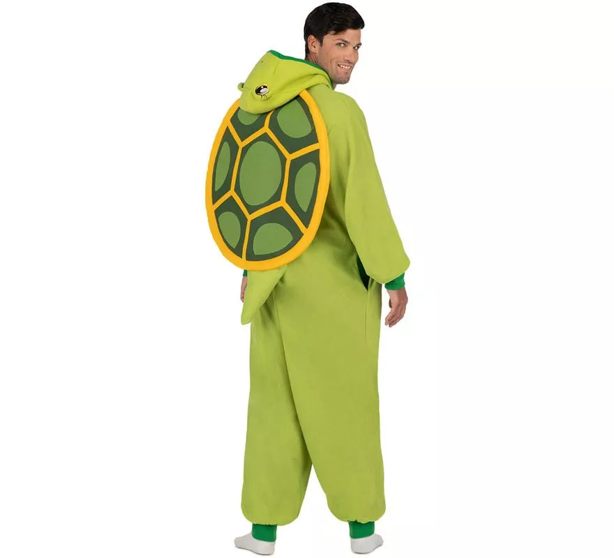 Translation missing: it.Disfraz o Pijama de Tortuga con capucha y cola para adulto