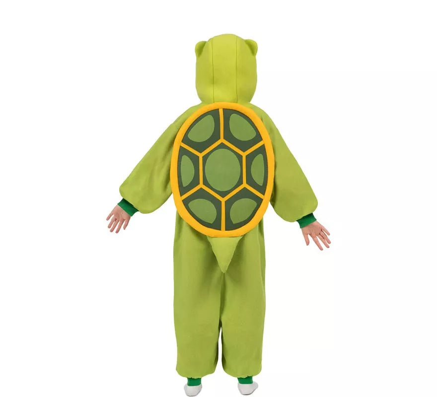 Translation missing: it.Disfraz o Pijama de Tortuga con capucha y cola para niños
