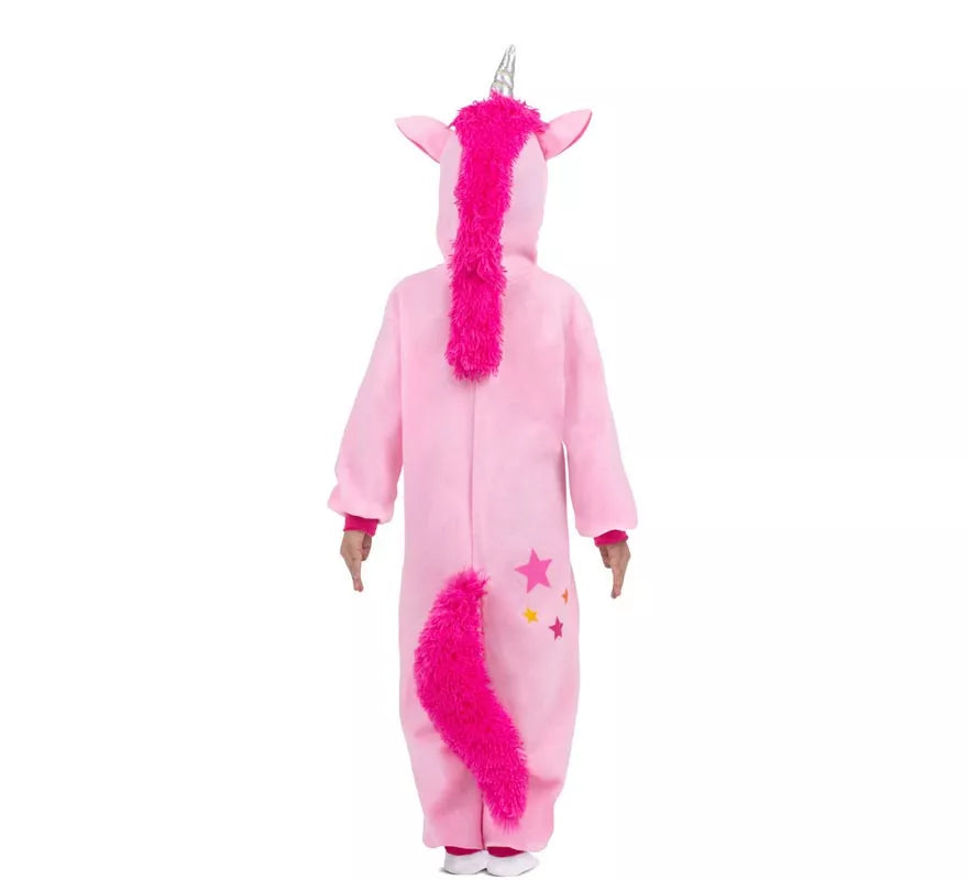 Translation missing: it.Disfraz o Pijama de Unicornio rosa con capucha para niños