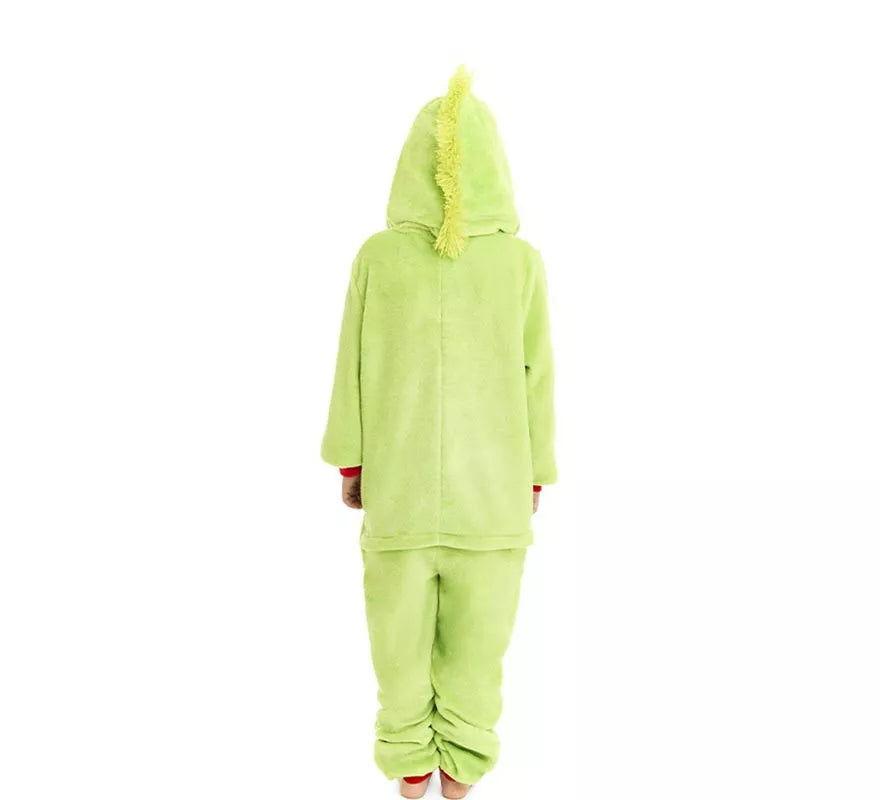 Translation missing: it.Disfraz o Pijama Duende Navideño verde para niños