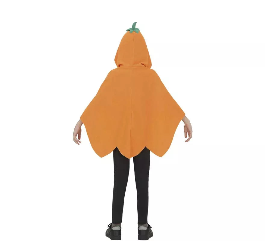 Translation missing: it.Disfraz o Poncho de Calabaza Malvada para niños