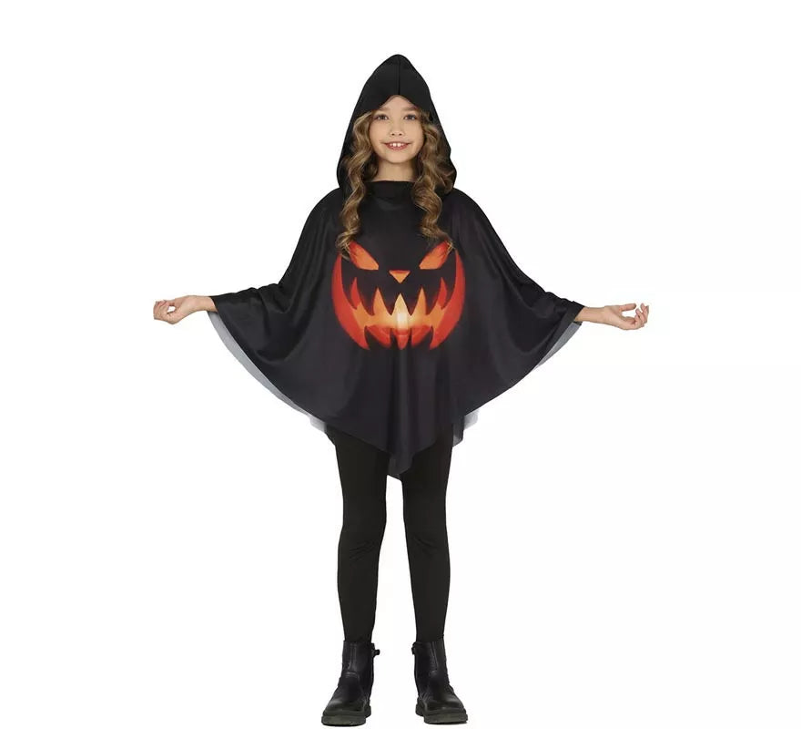 Translation missing: es.Disfraz o Poncho de Calabaza para niños