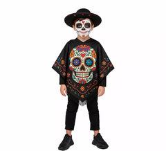 Costume o poncho da Catrina per bambini