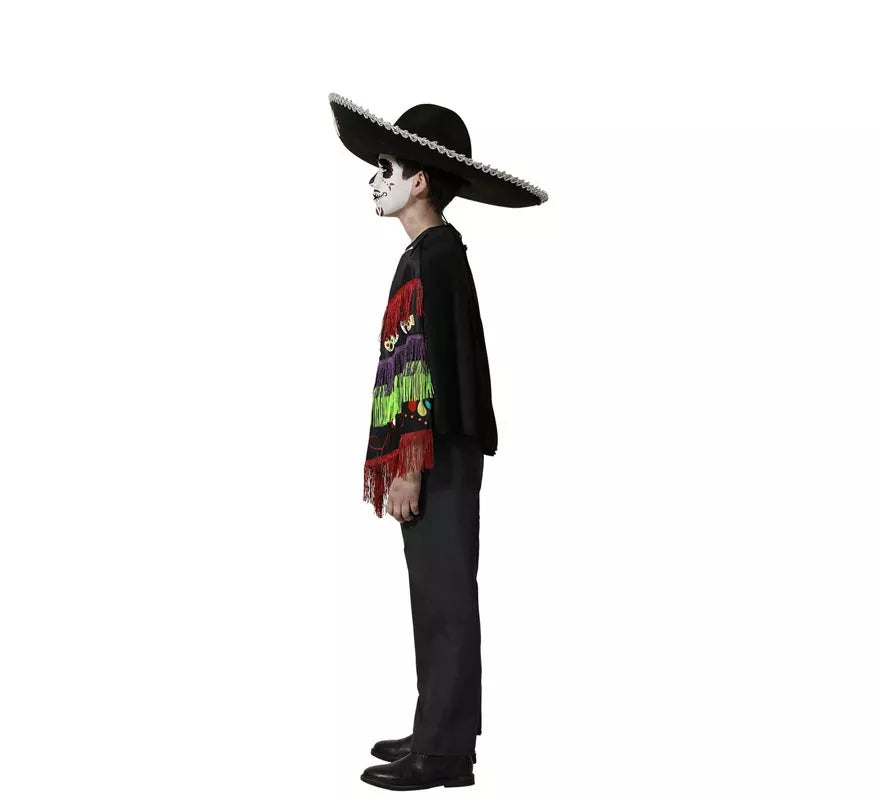 Translation missing: it.Disfraz o Poncho de Esqueleto Divertido para niño
