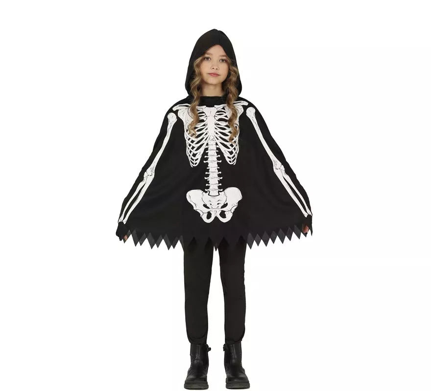 Translation missing: it.Disfraz o Poncho de Esqueleto para niños