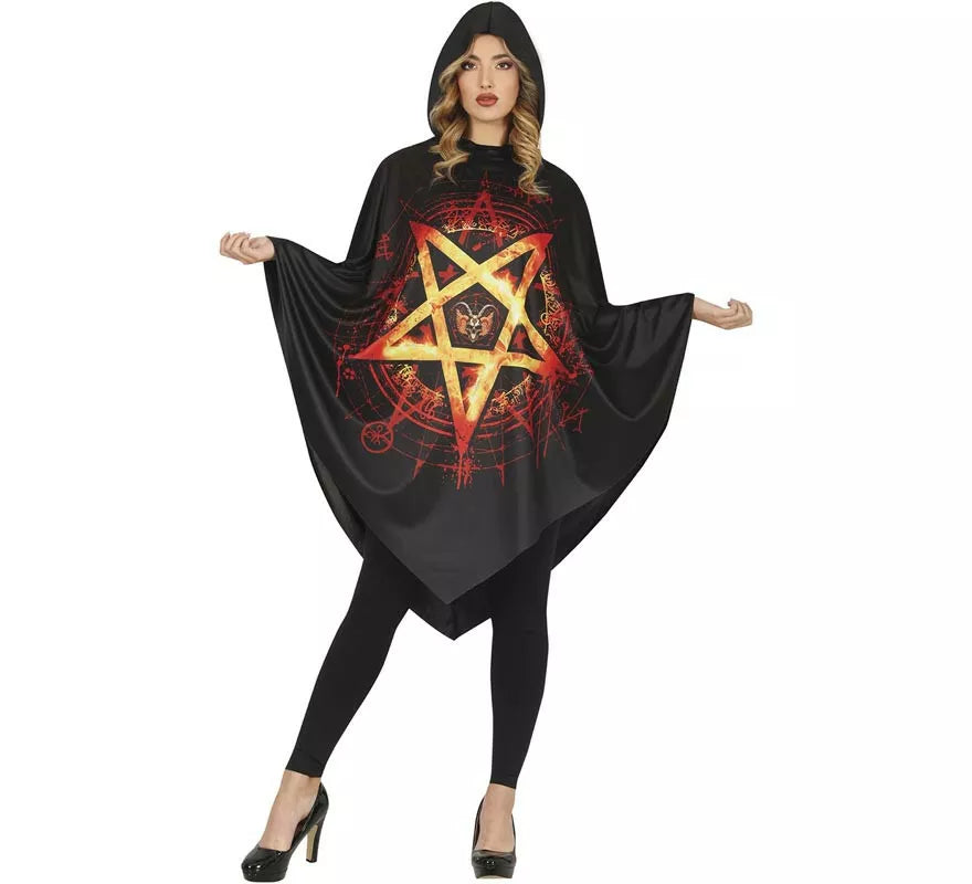 Translation missing: es.Disfraz o Poncho de Estrella Diabólica para mujer