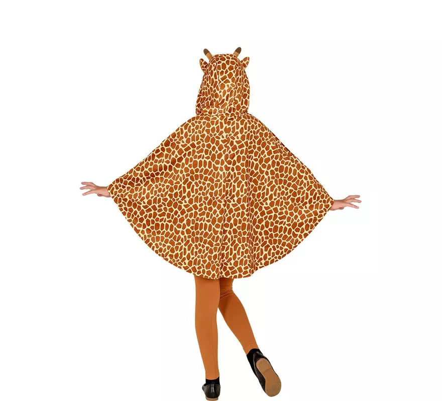 Translation missing: it.Disfraz o Poncho de Jirafa con Capucha para niños