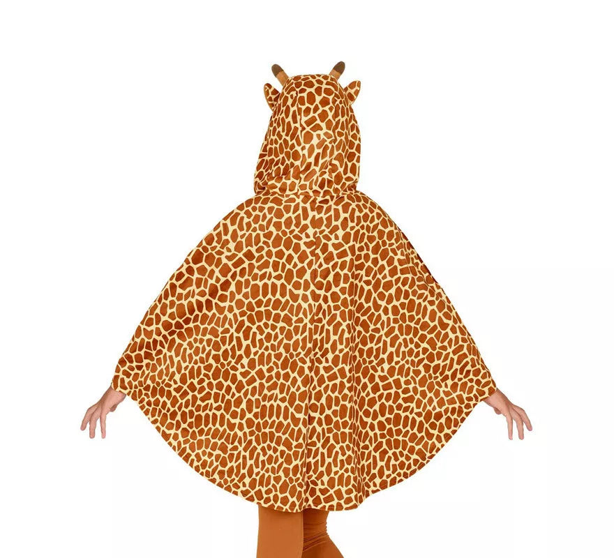 Translation missing: it.Disfraz o Poncho de Jirafa con Capucha para niños