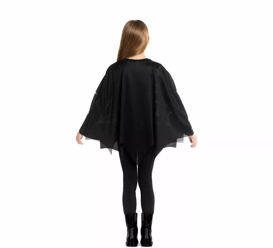 Translation missing: it.Disfraz o Poncho de Telaraña Horripilante para niña