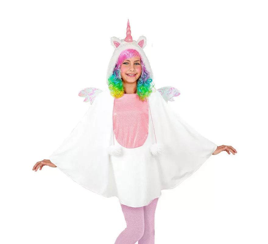 Translation missing: it.Disfraz o Poncho de Unicornio con Capucha para niños