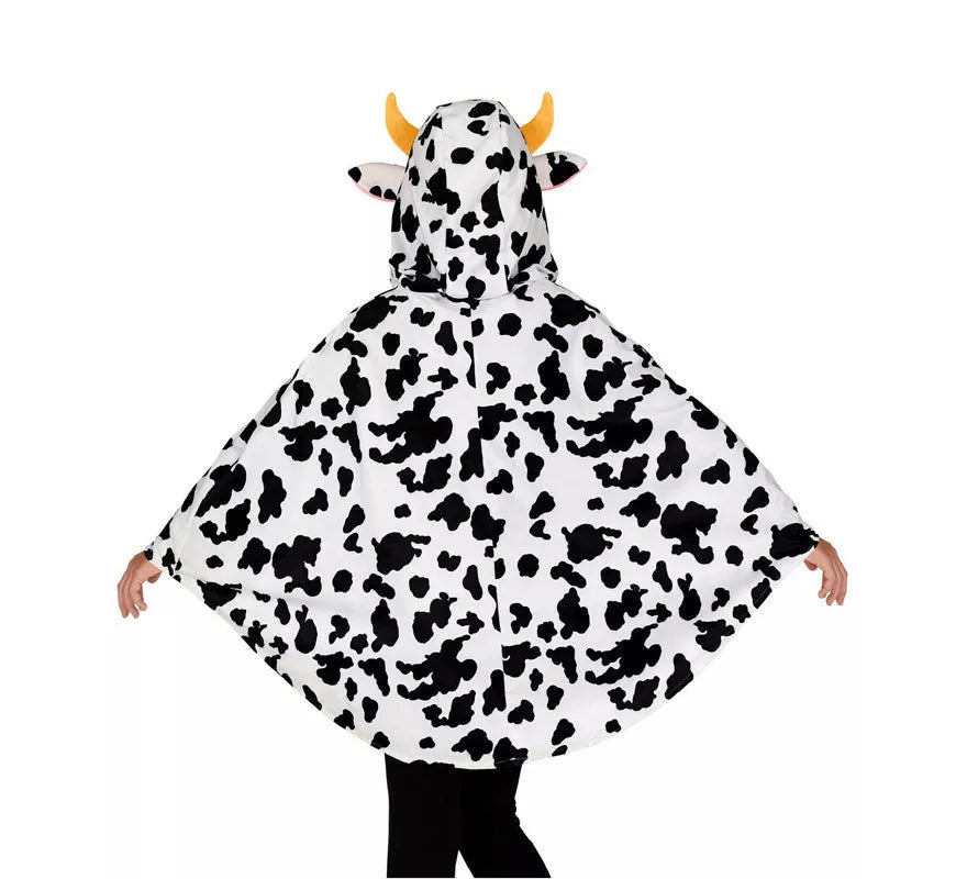 Translation missing: es.Disfraz o Poncho de Vaca con Capucha para niños