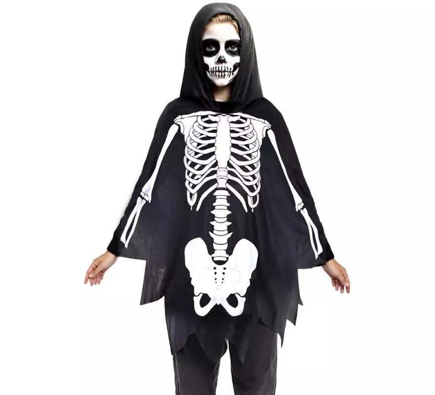 Translation missing: it.Disfraz o Poncho Esqueleto Infantil