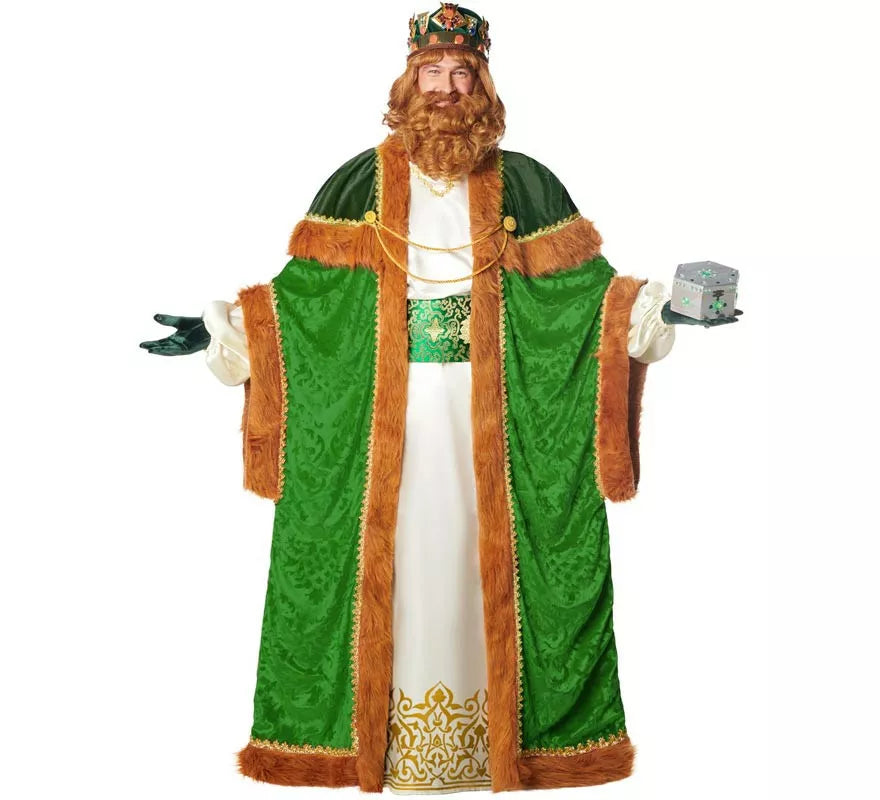 Translation missing: it.Disfraz o Traje de Rey Mago Gaspar DELUXE para hombre