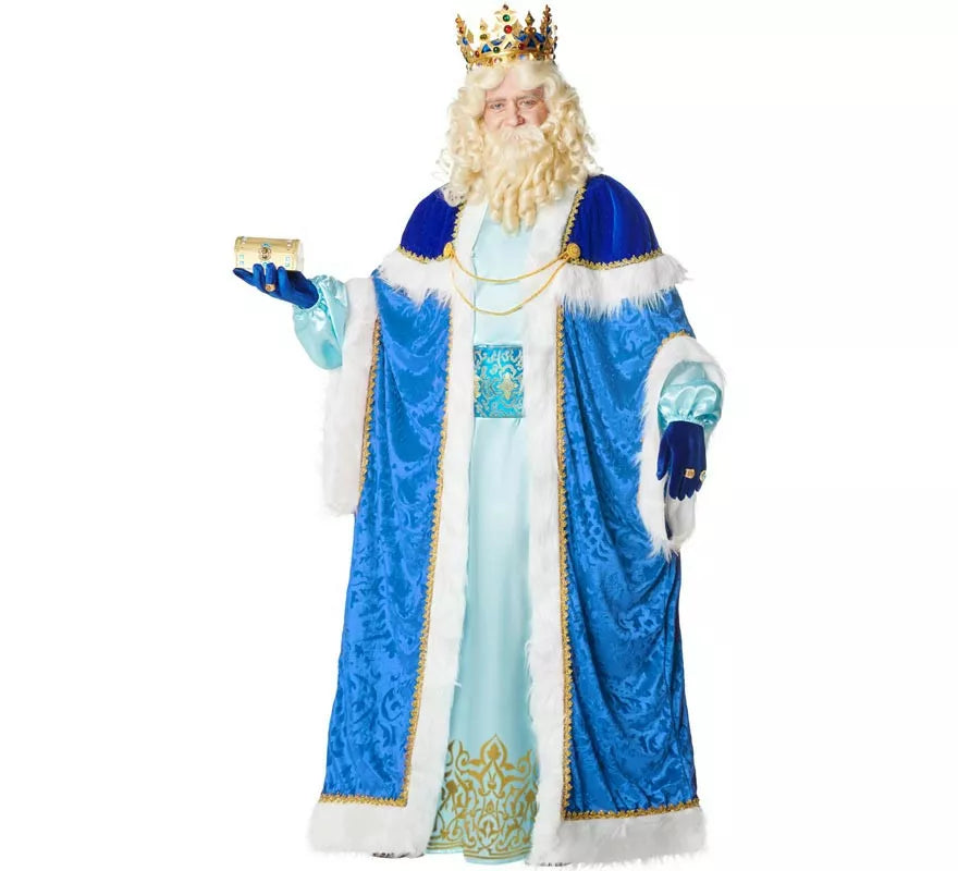 Translation missing: it.Disfraz o Traje de Rey Mago Melchor DELUXE para hombre