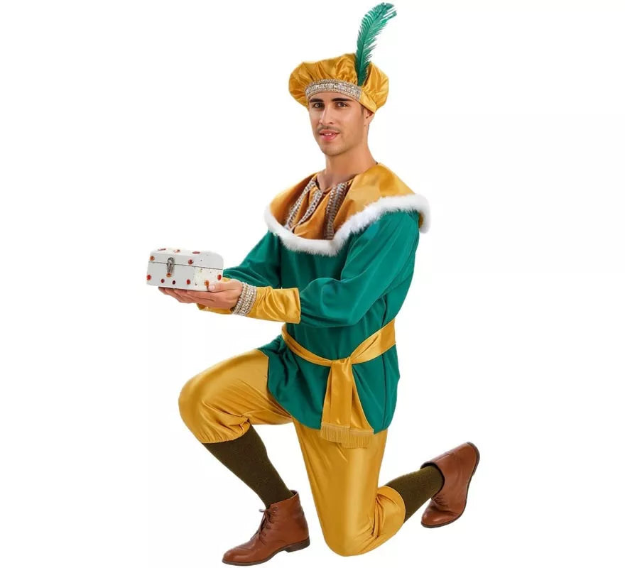 Translation missing: it.Disfraz o traje Paje del Rey Melchor extra adulto