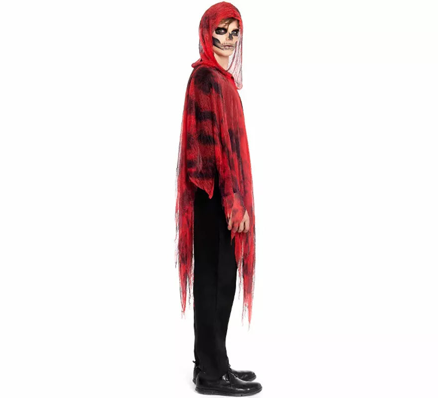 Translation missing: it.Disfraz o Túnica de Espíritu Maligno rojo para hombre