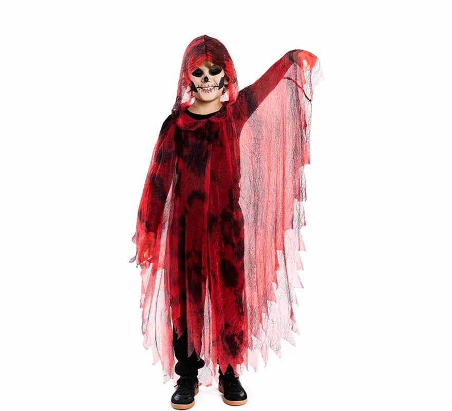 Translation missing: it.Disfraz o Túnica de Espíritu Maligno rojo para niño