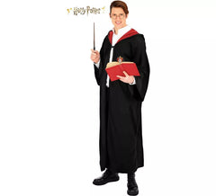 Costume o tunica di Harry Potter con cappuccio deluxe per uomo