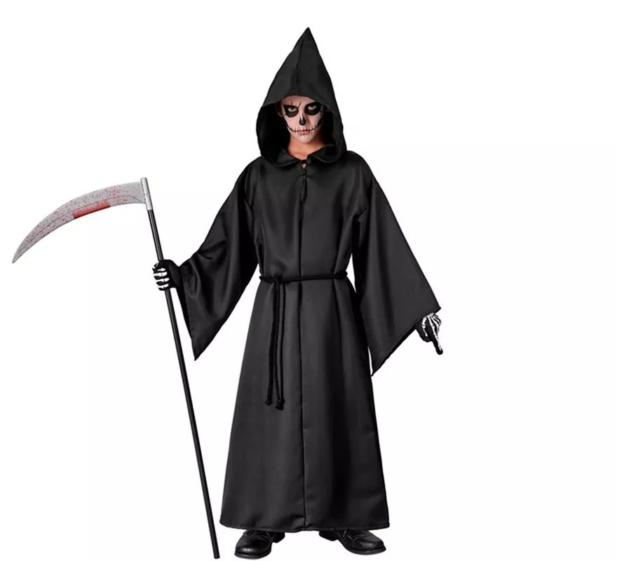 Translation missing: it.Disfraz o Túnica de La Muerte para niño