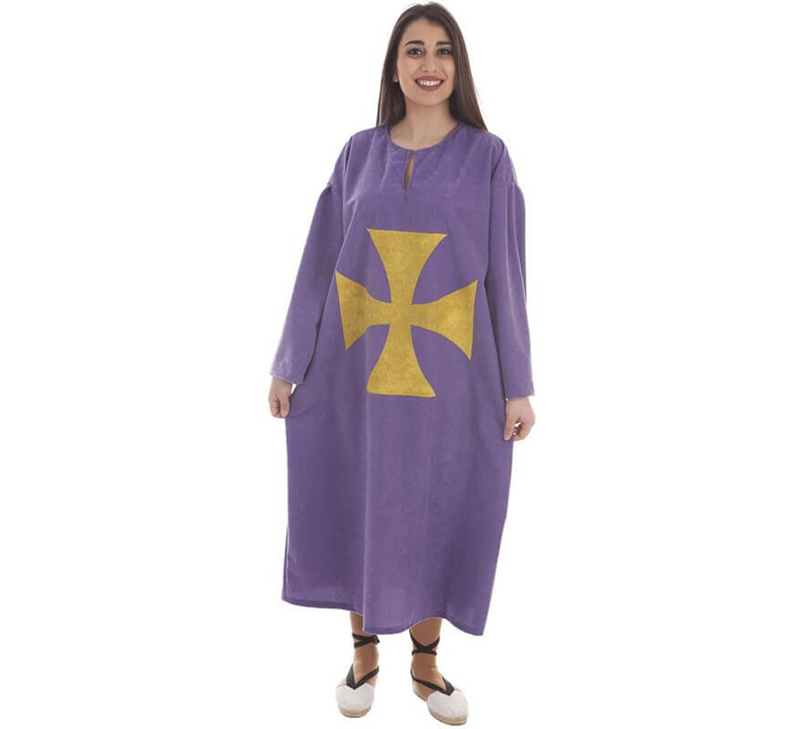 Translation missing: it.Disfraz o Túnica Purpura con Cruz para mujer