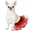 Disfraz o Tutú rojo para perro